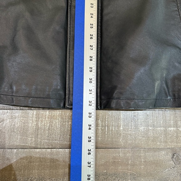 Men’s LA Leather Black Coat Size 2XL Mid Length Excellent Condition - Picture 11 of 13